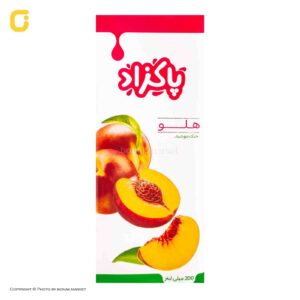 آبمیوه هلو پاکزاد حجم 200 میلی لیتری