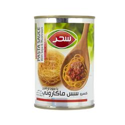 کنسرو سس ماکارونی با سویا و قارچ کلید دار 400 گرمی سحر