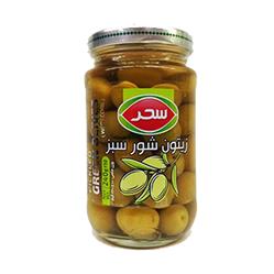 زیتون شور معمولی با هسته 240 گرمی سحر