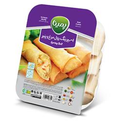 اسپرینگ رول مرغ و پنیر 480 گرمی پمینا