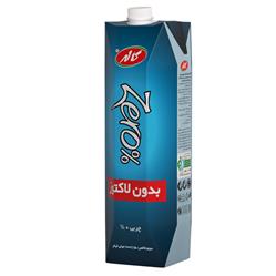 شیر بدون لاکتوز زیرو 1 لیتری کاله