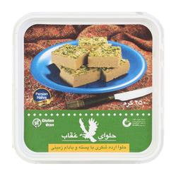حلوا ارده با پسته و بادام زمینی 250 گرمی عقاب