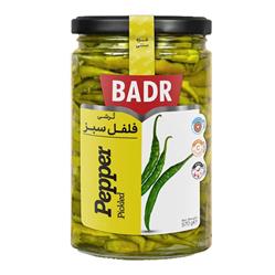 ترشی فلفل سبز 570 گرمی بدر