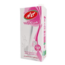 شیر کم چرب پاکتی 1 لیتری کاله