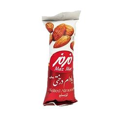 بادام درختی نمکی 40 گرمی مزمز