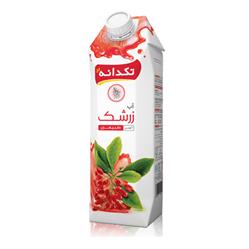 آب زرشک طبیعی 1 لیتری تکدانه